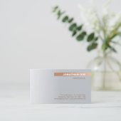 あなた自身の上品でモダンな優れた絹の豪華作成して下さい 名刺 (スタンド正面)