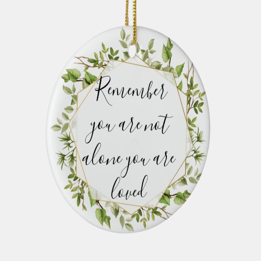 あなた自身の休日感動的を愛さ気にれる セラミックオーナメント (右)