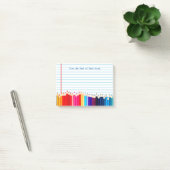 あなた自身の先生の名前のパーソナライズな鉛筆を作成して下さい ポストイット (オフィス)