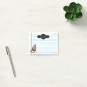 あなた自身の先生の名前|のパーソナライズなフクロウを作成して下さい ポストイット (オフィス)