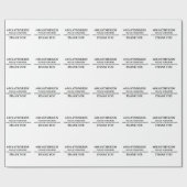 あなた自身の光沢のある包装紙を作成して下さい ラッピングペーパー (フラット)