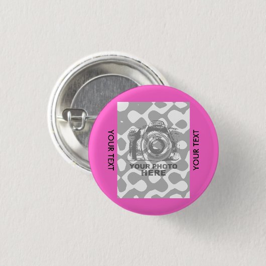 あなた自身の円形ボタンの垂直を作成して下さい 缶バッジ (正面&裏面)