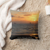 あなた自身の写真およびあなたの文字とカスタム設計して下さい クッション (ブランケット)