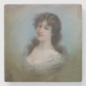 あなた自身の写真か文字を加えて下さい ストーンコースター (正面)