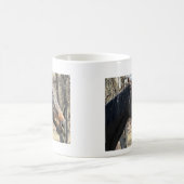 あなた自身の写真とカスタマイズ可能な馬のマグ コーヒーマグカップ (中央)