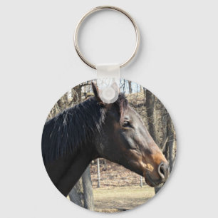 あなた自身の写真とカスタマイズ可能な馬KeyChain キーホルダー