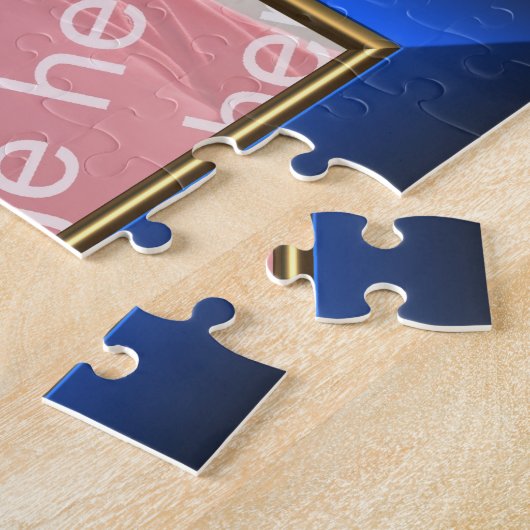 あなた自身の写真によって組み立てられるパズルを作成して下さい ジグソーパズル (側面)