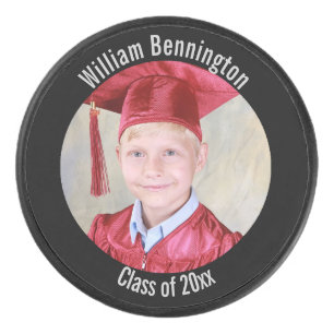 あなた自身の写真のアイスホッケー用パックを加えて下さい アイスホッケーパック