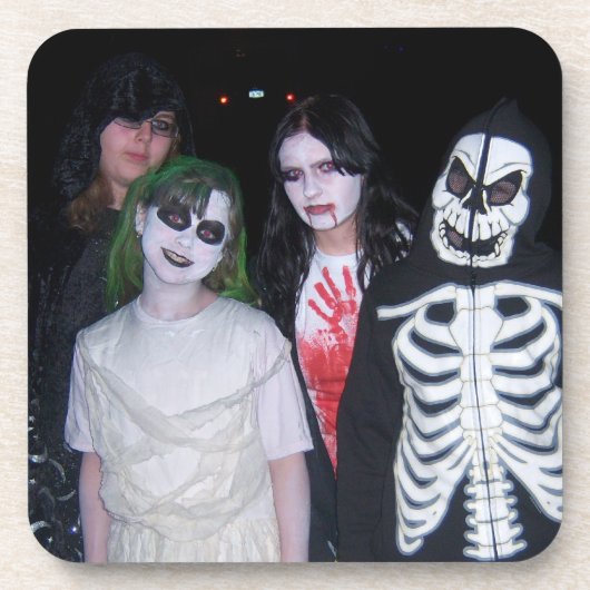 あなた自身の写真のコースターのテンプレートを作成して下さい コースター (正面)