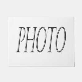 あなた自身の写真のドア・マットを加えて下さい ドアマット