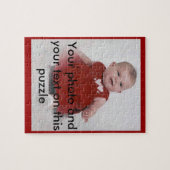 あなた自身の写真のパズル箱 ジグソーパズル (横)