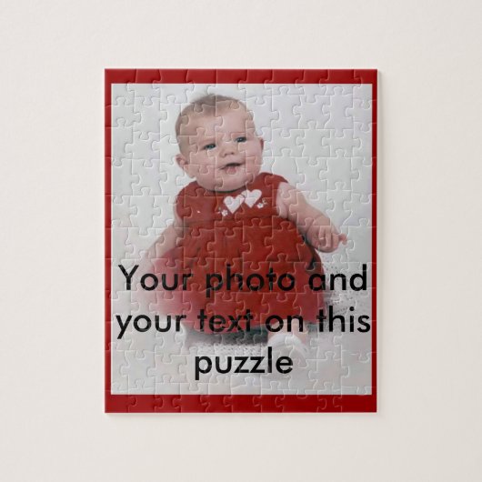 あなた自身の写真のパズル箱 ジグソーパズル (縦)