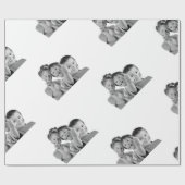 あなた自身の写真の子供を作成して下さい ラッピングペーパー (フラット)
