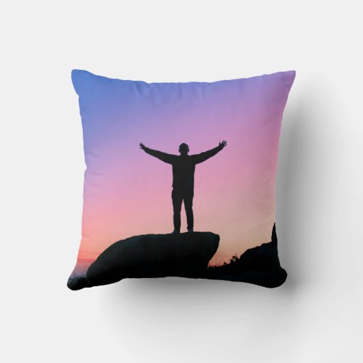 あなた自身の写真の枕を作成して下さい クッション (裏面)