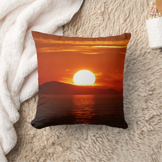 あなた自身の写真の枕-日没の枕--を作成して下さい クッション (ブランケット)