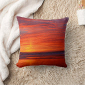 あなた自身の写真の枕-美しい日没--を作成して下さい クッション (ブランケット)