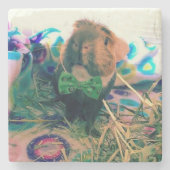 あなた自身の写真の石のコースターを加えて下さい ストーンコースター (正面)