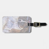 あなた自身の写真の荷物のアイデンティティのラベルを作成して下さい ラゲッジタグ (正面横)