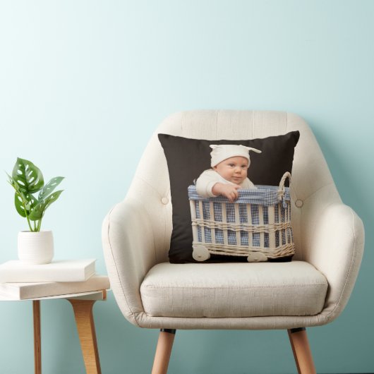 あなた自身の写真の装飾用クッションのテンプレートを作成して下さい クッション (椅子)