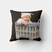 あなた自身の写真の装飾用クッションのテンプレートを作成して下さい クッション (裏面)