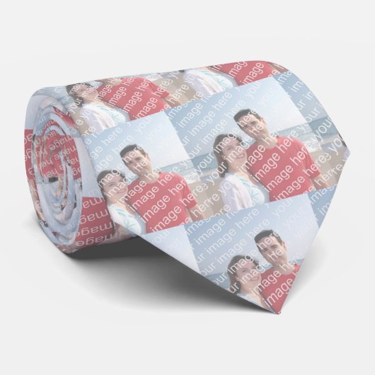 あなた自身の写真の首のタイ ネクタイ (ロール)