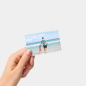 あなた自身の写真やテキストを追加する バッジ (手持ち)