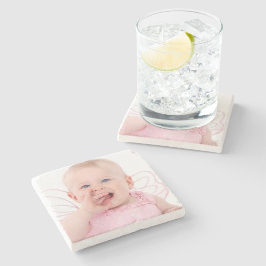 あなた自身の写真を作成して下さい ストーンコースター (横)