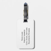 あなた自身の写真を作成して下さい ラゲッジタグ (裏面縦)