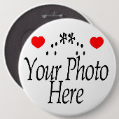 あなた自身の写真を作成して下さい 缶バッジ (正面&裏面)