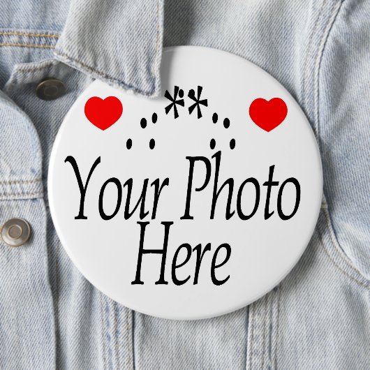 あなた自身の写真を作成して下さい 缶バッジ (インサイチュ)