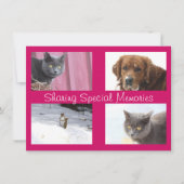 あなた自身の写真を使用する カード (正面)