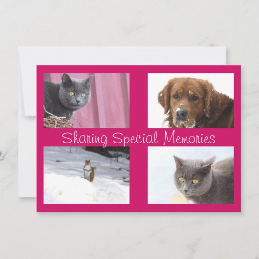 あなた自身の写真を使用 カード (正面)