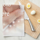 あなた自身の写真を加えて下さい キッチンタオル (四つ折り)