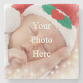 あなた自身の写真を加えて下さい ストーンコースター (正面)
