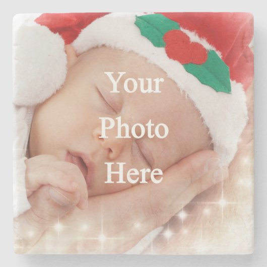 あなた自身の写真を加えて下さい ストーンコースター (正面)