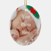 あなた自身の写真を加えて下さい セラミックオーナメント (右)