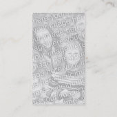 あなた自身の写真を加えて下さい 名刺 (裏面)