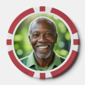 あなた自身の写真を追加 ポーカーチップ (正面)