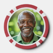 あなた自身の写真を追加 ポーカーチップ (裏面)