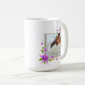 あなた自身の写真を|のクラシックなマグを結婚している加えて下さいエレガント コーヒーマグカップ (正面右)