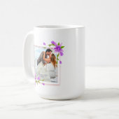 あなた自身の写真を|のクラシックなマグを結婚している加えて下さいエレガント コーヒーマグカップ (正面左)