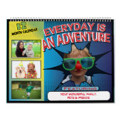 あなた自身の写真テンプレートの冒険のカレンダーを作成して下さい カレンダー (カバー)