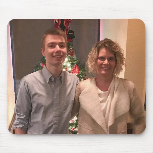 あなた自身の写真家族の写真のモダン マウスパッド (正面)