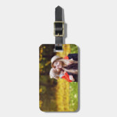 あなた自身の写真旅行荷物のラベルを加えて下さい ラゲッジタグ (正面縦)