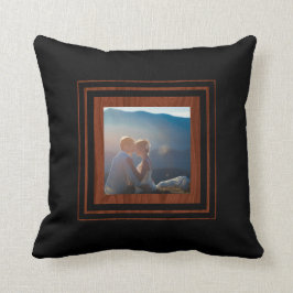 あなた自身の写真|のモノグラムの結婚式の記念品を作成して下さい クッション