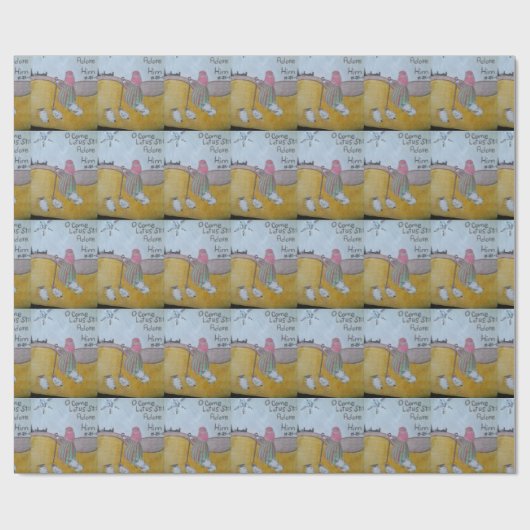 あなた自身の包装紙を設計して下さい ラッピングペーパー (フラット)