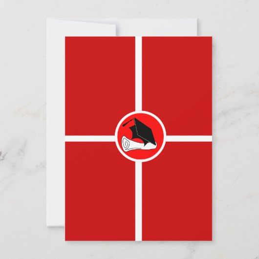 あなた自身の卒業の招待状6を作成して下さい 招待状 (裏面)