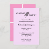 あなた自身の卒業の招待状7を作成して下さい 招待状 (正面/裏面)