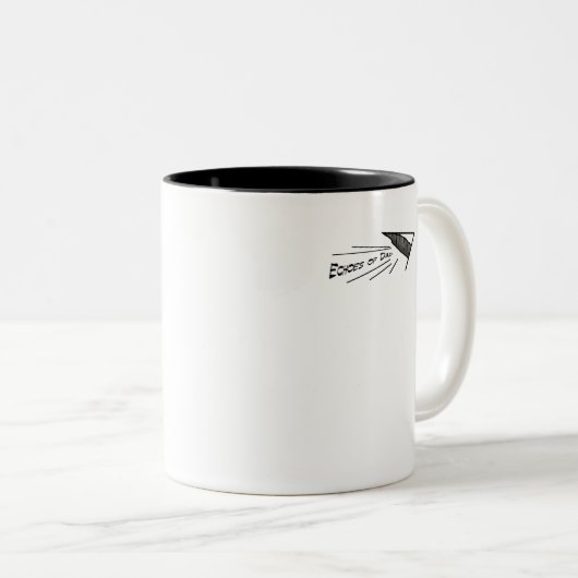 あなた自身の単語を加えて下さい! ツートーンマグカップ (正面右)