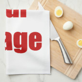 あなた自身の台所タオルを作成して下さい キッチンタオル (四つ折り)